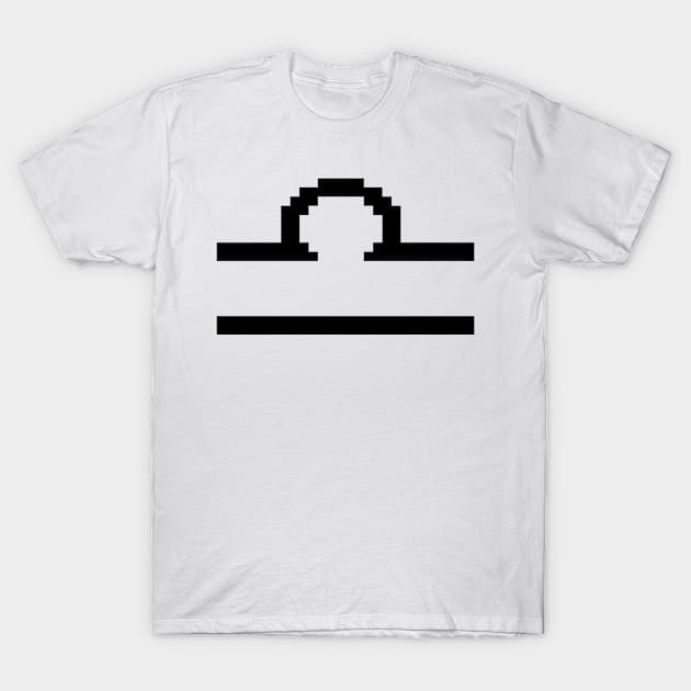 Libra pixel T-Shirt by ManicWax